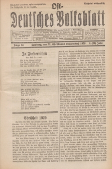 Ost-Deutsches Volksblatt.Jg.8, Folge 51 (22 Christmond [Dezember] 1929) = Jg.22 + wkładka