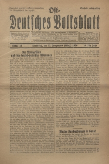 Ost-Deutsches Volksblatt.Jg.9, Folge 12 (23 Lenzmond [März] 1930) = Jg.23 + dod.