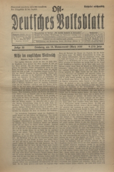 Ost-Deutsches Volksblatt.Jg.9, Folge 20 (18 Wonnemond [Mai] 1930) = Jg.23 + dod.
