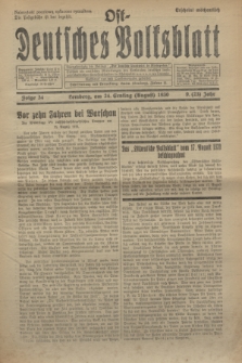 Ost-Deutsches Volksblatt.Jg.9, Folge 34 (24 Ernting [August] 1930) = Jg.23 + dod.