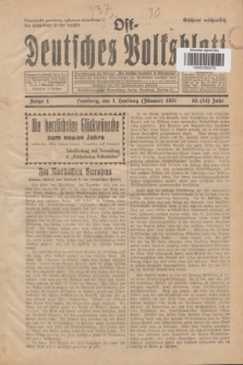 Ost-Deutsches Volksblatt.Jg.10, Folge 1 (1 Hartung [Jänner] 1931) = Jg.24