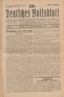 Ost-Deutsches Volksblatt.Jg.10, Folge 4 (25 Hartung [Jänner] 1931) = Jg.24