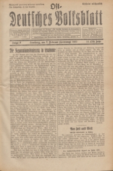Ost-Deutsches Volksblatt.Jg.11, Folge 6 (7 Hornung [Februar] 1932) = Jg.25 + dod.