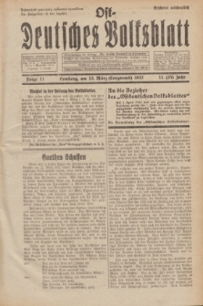 Ost-Deutsches Volksblatt.Jg.11, Folge 11 (13 Lenzmond [März] 1932) = Jg.25 + dod.