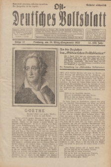 Ost-Deutsches Volksblatt.Jg.11, Folge 12 (20 Lenzmond [März] 1932) = Jg.25 + dod.