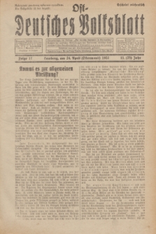 Ost-Deutsches Volksblatt.Jg.11, Folge 17 (24 Ostermond [April] 1932) = Jg.25 + dod.