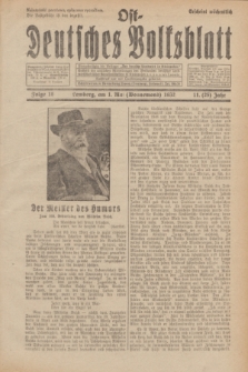 Ost-Deutsches Volksblatt.Jg.11, Folge 18 (1 Wonnemond [Mai] 1932) = Jg.25 + dod.