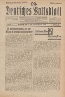 Ost-Deutsches Volksblatt.Jg.11, Folge 19 (8 Wonnemond [Mai] 1932) = Jg.25 + dod.