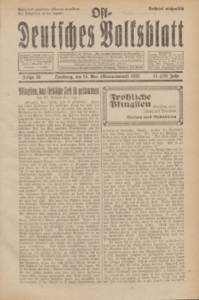 Ost-Deutsches Volksblatt.Jg.11, Folge 20 (15 Wonnemond [Mai] 1932) = Jg.25 + dod.
