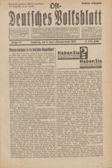 Ost-Deutches Volksblatt.Jg.11, Folge 23 (5 Brachmond [Juni] 1932) = Jg.25 + dod.