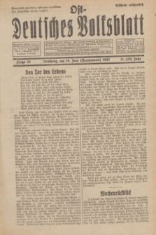 Ost-Deutches Volksblatt.Jg.11, Folge 25 (19 Brachmond [Juni] 1932) = Jg.25 + dod.
