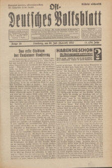 Ost-Deutsches Volksblatt.Jg.11, Folge 28 (10 Heuer [Juli] 1932) = Jg.25 + dod.