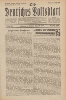 Ost-Deutsches Volksblatt.Jg.11, Folge 30 (24 Heuert [Juli] 1932) = Jg.25 + dod.