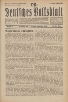 Ost-Deutsches Volksblatt.Jg.11, Folge 34 (Ernting 1932) = Jg.25 + dod.