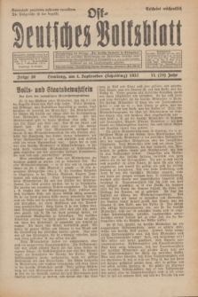 Ost-Deutches Volksblatt.Jg.11, Folge 36 (4 Scheiding [September] 1932) = Jg.25 + dod.