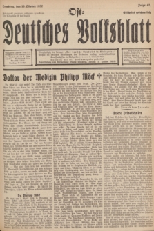 Ost-Deutsches Volksblatt.[Jg.11], Folge 42 (16 Oktober 1932)
