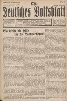 Ost-Deutsches Volksblatt.[Jg.11], Folge 43 (23 Oktober 1932)