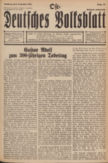 Ost-Deutsches Volksblatt.[Jg.11], Folge 45 (6 November 1932)