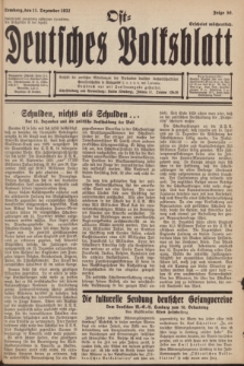 Ost-Deutsches Volksblatt.[Jg.11], Folge 50 (11 Dezember 1932)