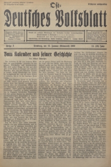 Ost-Deutsches Volksblatt.Jg.12, Folge 3 (15 Januar [Gismond] 1933) = Jg.26