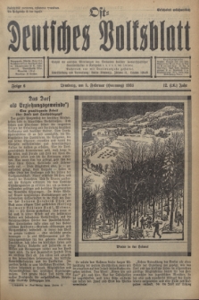 Ost-Deutsches Volksblatt.Jg.12, Folge 6 (5 Februar [Dornung] 1933) = Jg.26