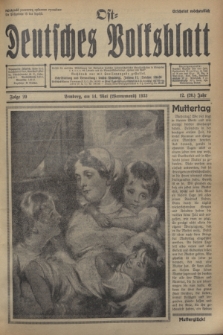 Ost-Deutsches Volksblatt.Jg.12, Folge 20 (14 Mai [Wonnemond] 1933) = Jg.26