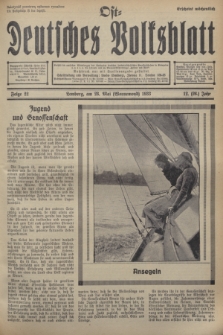 Ost-Deutsches Volksblatt.Jg.12, Folge 22 (28 Mai [Wonnemond] 1933) = Jg.26