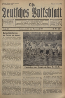 Ost-Deutsches Volksblatt.Jg.12, Folge 26 (25 Juni [Brachmond] 1933) = Jg.26