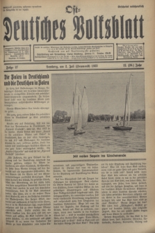 Ost-Deutsches Volksblatt.Jg.12, Folge 27 (2 Juli [Heumond] 1933) = Jg.26