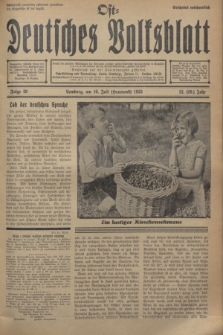 Ost-Deutsches Volksblatt.Jg.12, Folge 29 (16 Juli [Heumond] 1933) = Jg.26