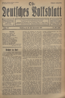 Ost-Deutsches Volksblatt.Jg.12, Folge 30 (23 Heumond [Juli] 1933) = Jg.26