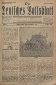 Ost-Deutsches Volksblatt.Jg.12, Folge 32 (6 Erntemond [August] 1933) = Jg.26