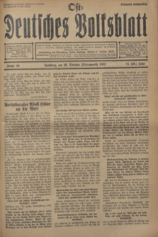Ost-Deutsches Volksblatt.Jg.12, Folge 44 (29 Weinmond [Oktober] 1933) = Jg.26 + dod.