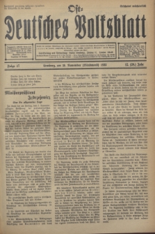 Ost-Deutsches Volksblatt.Jg.12, Folge 47 (19 Windmond [November] 1933) = Jg.26 + dod.
