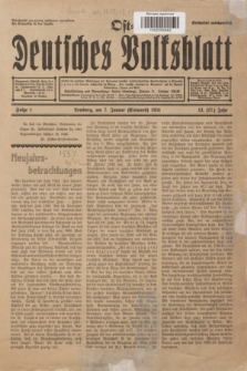 Ost-Deutches Volksblatt.Jg.13, Folge 1 (1934) = Jg.27 + dod.