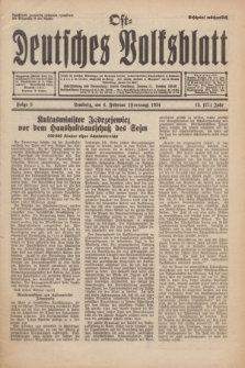 Ost-Deutches Volksblatt.Jg.13, Folge 5 (1934) = Jg.27 + dod.
