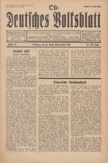 Ost-Deutches Volksblatt.Jg.13, Folge 16 (1934) = Jg.27 + dod.