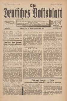 Ost-Deutsches Volksblatt.Jg.13, Folge 34 (26 Erntemond [August] 1934) = Jg.27 + dod.