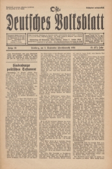 Ost-Deutsches Volksblatt.Jg.13, Folge 35 (2 Herbstmond [September] 1934) = Jg.27 + dod.