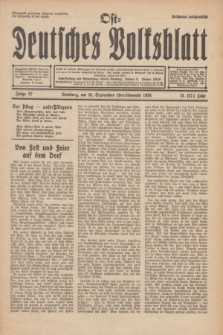 Ost-Deutsches Volksblatt.Jg.13, Folge 37 (16 Herbstmond [September] 1934) = Jg.27 + dod.