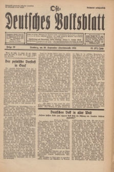 Ost-Deutsches Volksblatt.Jg.13, Folge 39 (30 Herbstmond [September] 1934) = Jg.27 + dod.