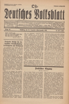 Ost-Deutsches Volksblatt.Jg.13, Folge 50 (16 Christmond [Dezember] 1934) = Jg.27 + dod.