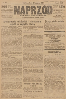 Naprzód : organ Polskiej Partji Socjalistycznej. 1923, nr 21