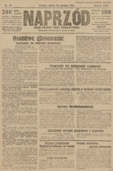 Naprzód : organ Polskiej Partji Socjalistycznej. 1923, nr 24
