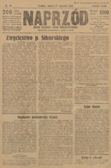 Naprzód : organ Polskiej Partji Socjalistycznej. 1923, nr 25