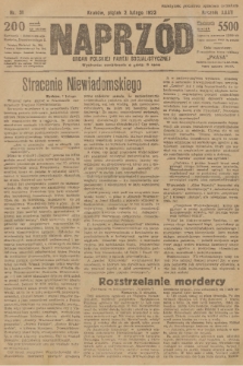 Naprzód : organ Polskiej Partji Socjalistycznej. 1923, nr 31