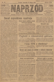 Naprzód : organ Polskiej Partji Socjalistycznej. 1923, nr 42