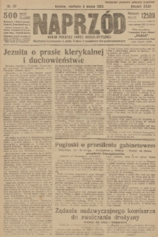 Naprzód : organ Polskiej Partji Socjalistycznej. 1923, nr 57