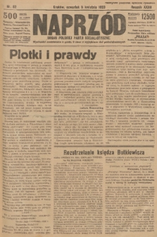 Naprzód : organ Polskiej Partji Socjalistycznej. 1923, nr 82