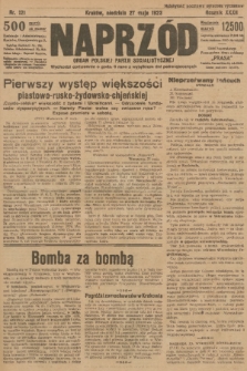 Naprzód : organ Polskiej Partji Socjalistycznej. 1923, nr 121